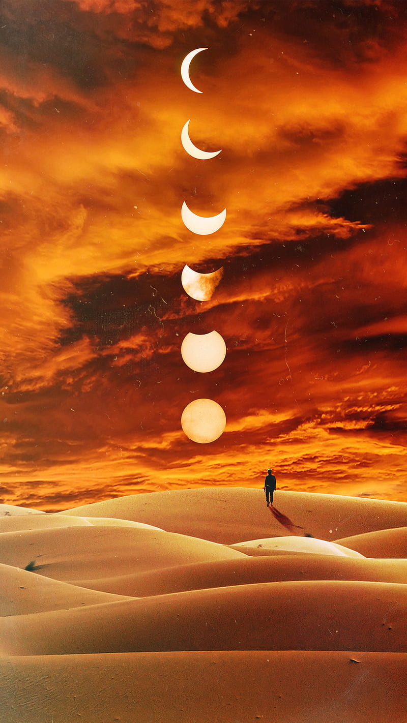 Maybe Theres No Answer, Maybe, SeamlessOo, collage, desenho, digital, digitalart, digitalcollage, graphicdesign, illustration, moon, manipulation, hop, scifi, scifiart, surreal, surrealism, HD phone wallpaper
