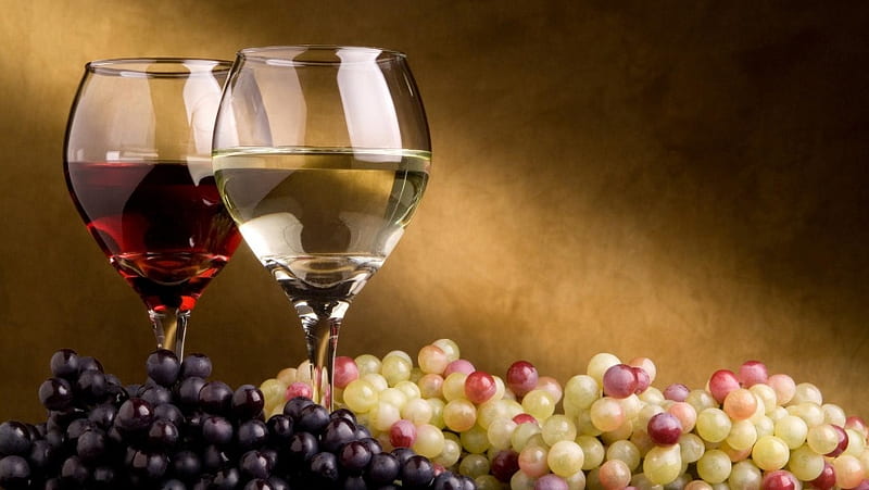 Elegant Wine Glass And Grapes, HD wallpaper | Peakpx