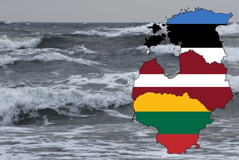 Baltic States, Eesti, Baltic Sea, Latvija, Lietuva, Sea, Map, Flags, Latvia, Estonia, Flag, Lithuania, HD wallpaper