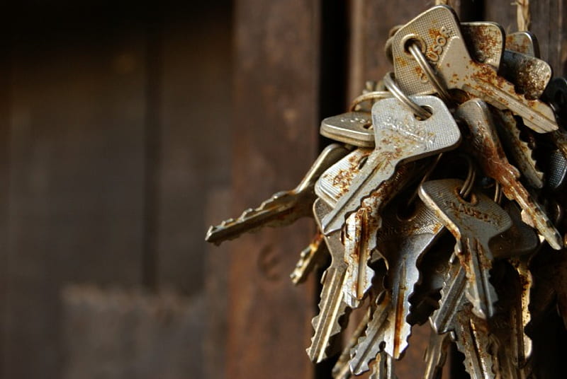 Old Keys, Old Key, Brown, Keys, Old, Key, HD wallpaper