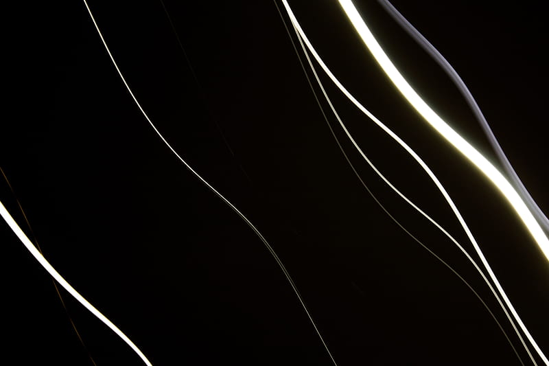 lines, light, glow, abstraction, HD wallpaper