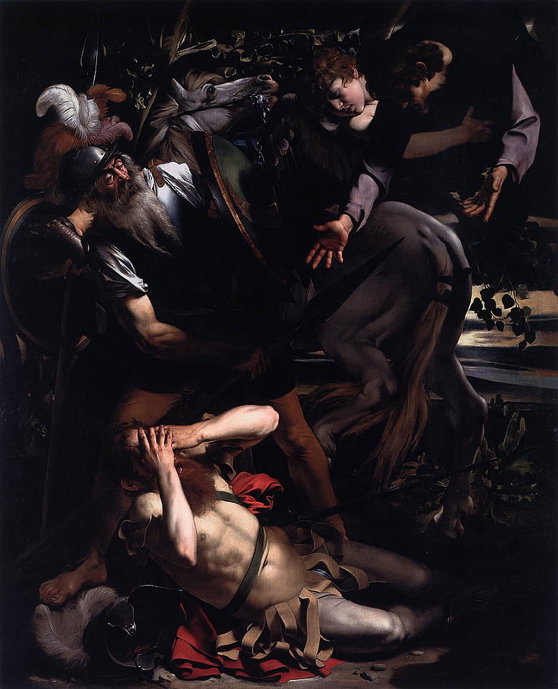 painting, Caravaggio, Saint Paul, HD phone wallpaper