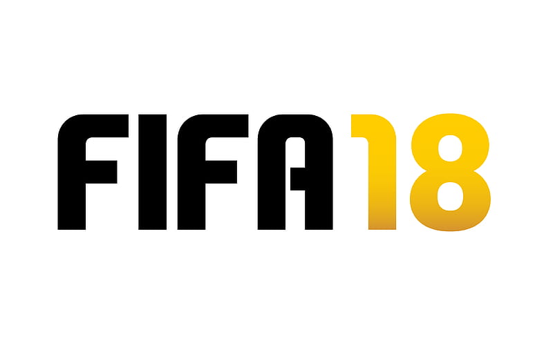 FIFA 18, 2018, new games, emblem, logo, football simulator, HD wallpaper