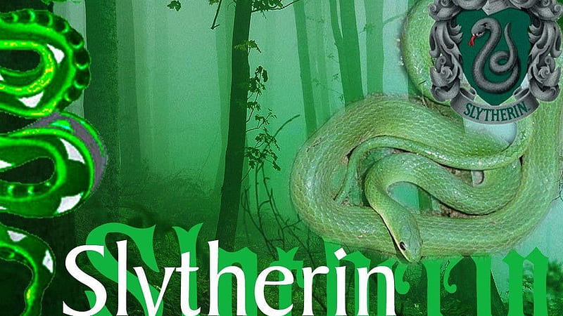 Slytherin Green Snake Slytherin, HD wallpaper