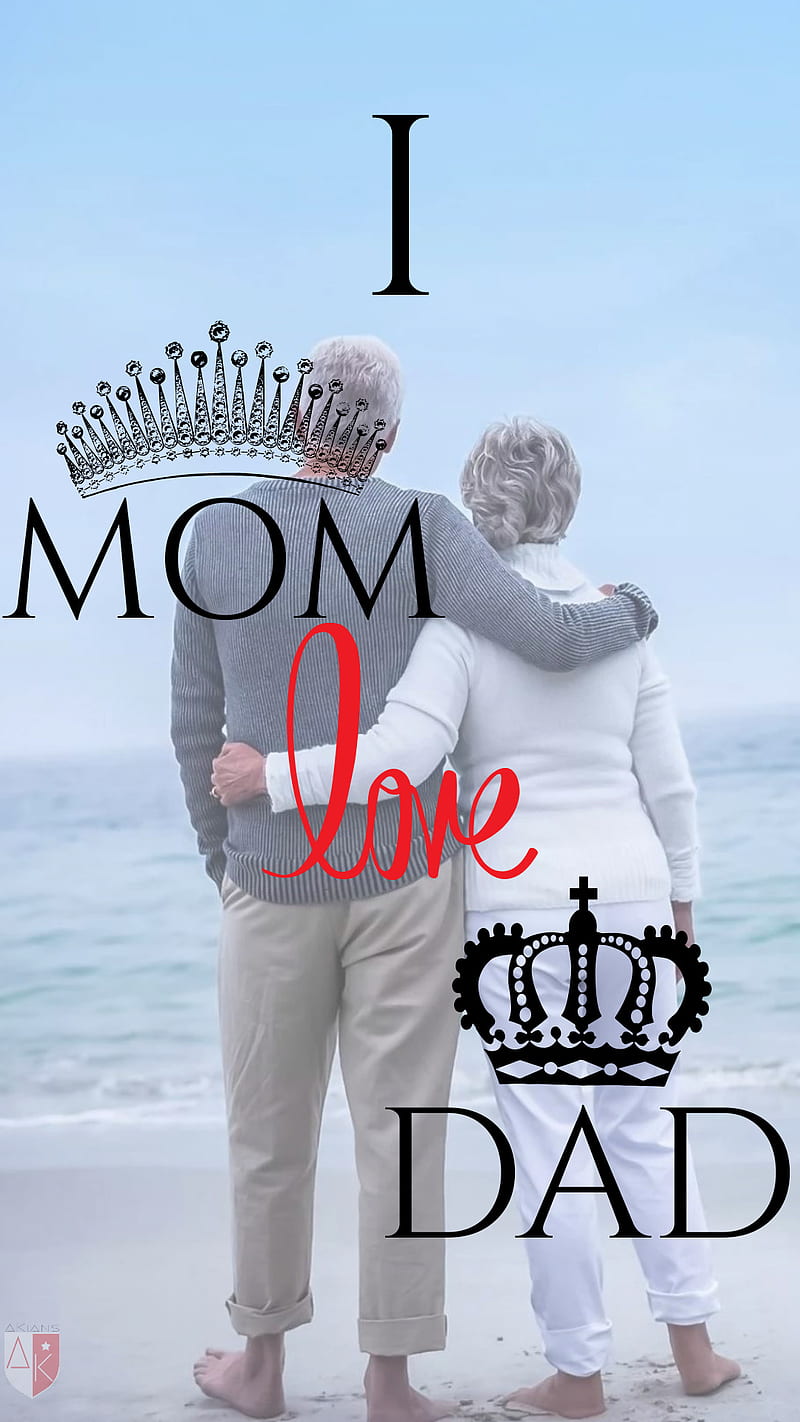Love Mom Dad, baba, bullet, dad, fatherday, iphone, love, mahakal, mom,  motherday, HD phone wallpaper | Peakpx