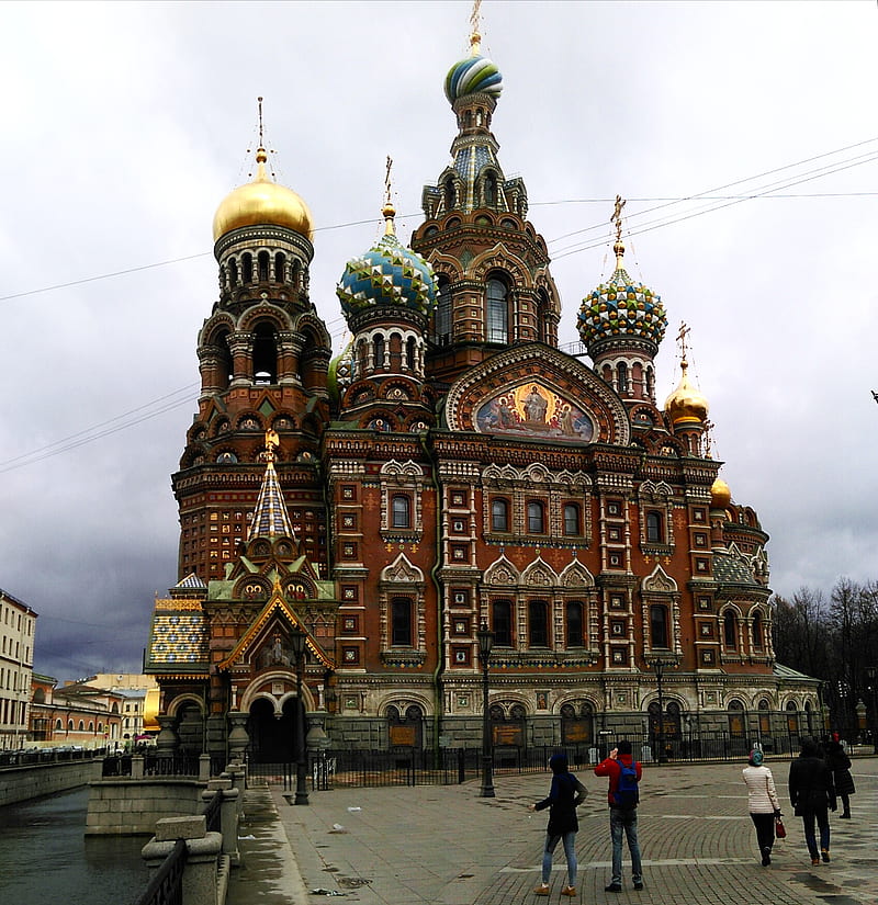 Russia, building, church, graphy, saint petersburg, temple, tourist, travel, HD phone wallpaper