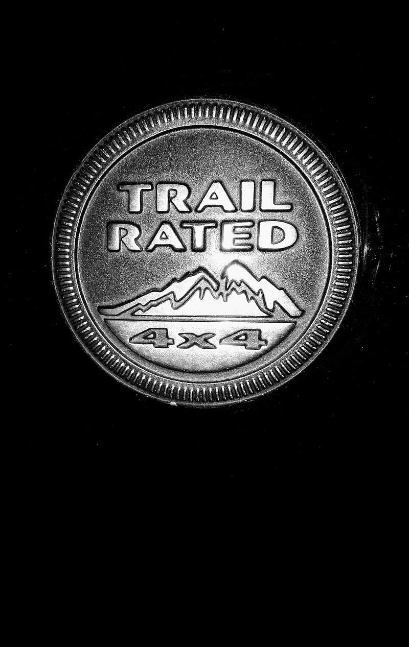 Jeep trail rated, logo, HD phone wallpaper