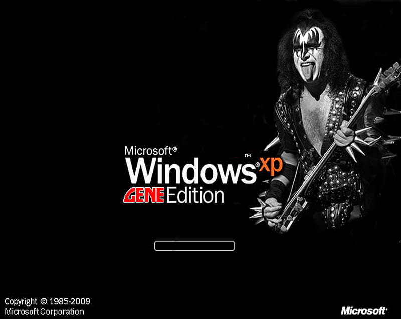 Windows Gene Edition, kiss, music, gene simmons, HD wallpaper