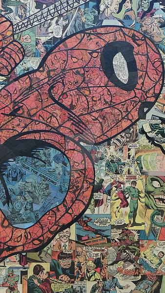 Spiderman comic, avengers, marvel, spider, superhero, HD phone wallpaper