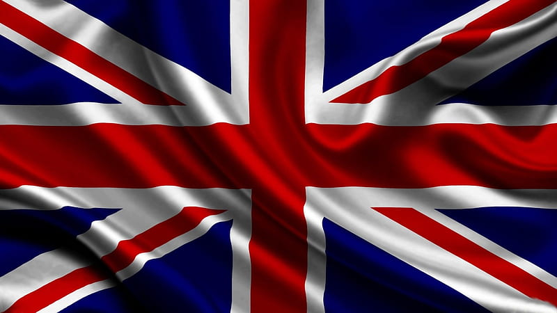 * Flag of the United Kingdom of Great Britain *, red, england, color, white, flag, blue, HD wallpaper