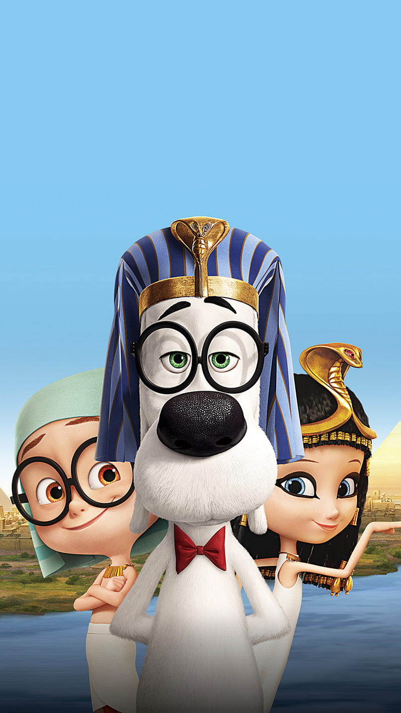 Peabody and Sherman , america, capitan, cartoon, day, dog, kids, mask, movie, time travel, HD phone wallpaper