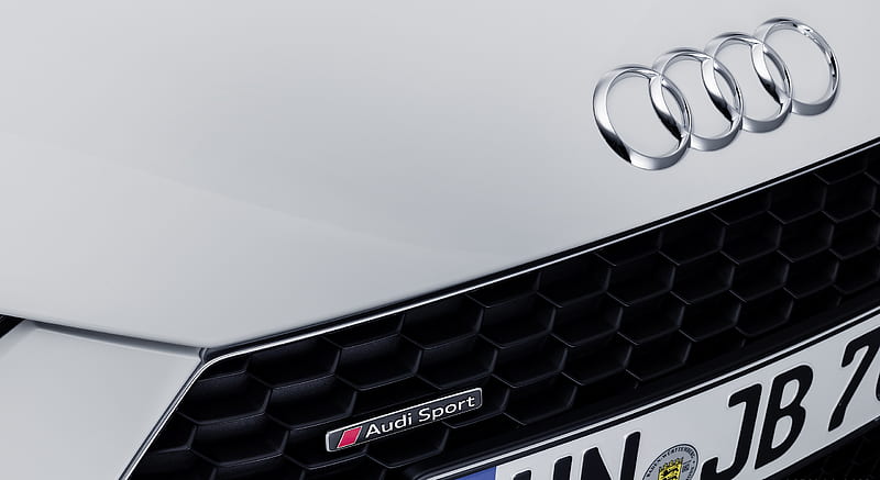 2018 Audi R8 RWS (Color: Ibis White) - Grill , car, HD wallpaper