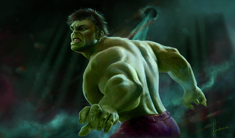 Hulk Arts New, hulk, superheroes, artwork, digital-art, HD wallpaper