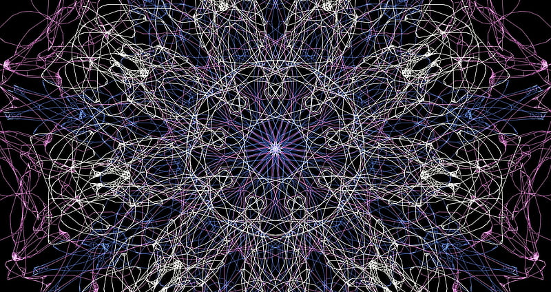 Astral Dimension 1, mandala, pattern, abstract, yoga, age, new age, HD wallpaper