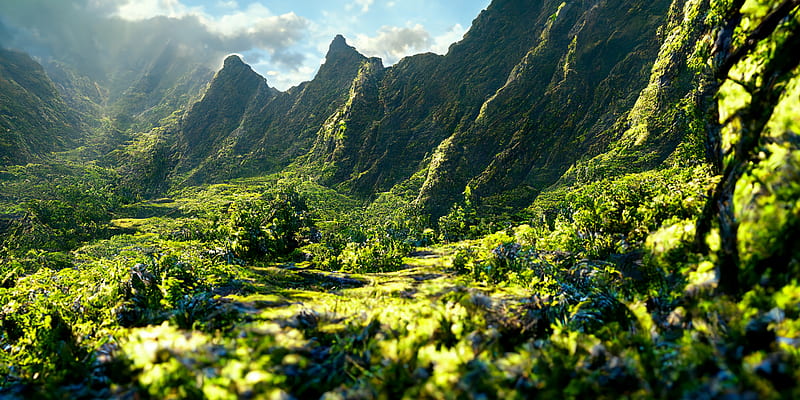 Artwork Midjourney Ai Ai Generated Nature Landscape Mountains - Resolution:, HD wallpaper | Peakpx