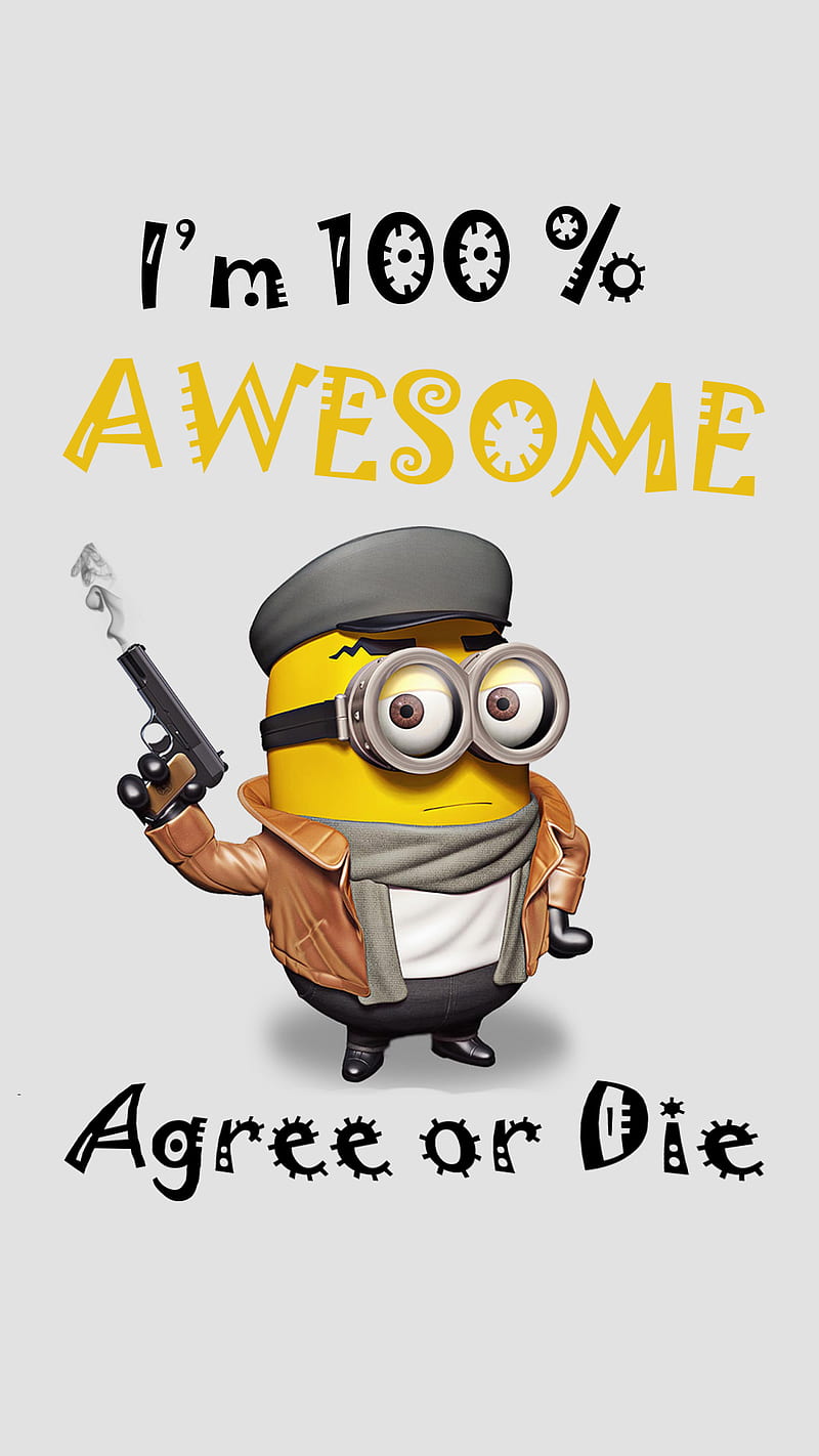 Awesome, cartoon, comedy, despicable me, drawns, fun, funny, minions,  selfie, HD phone wallpaper | Peakpx
