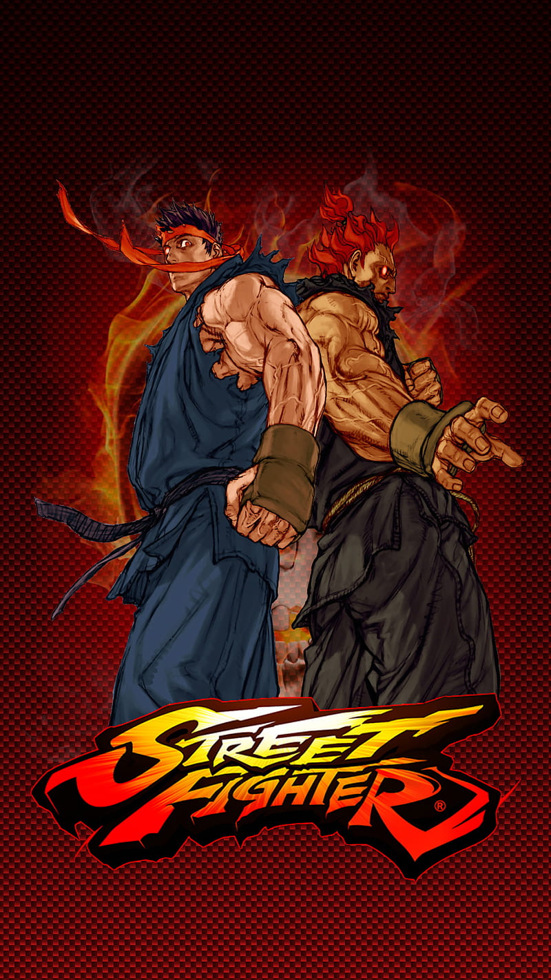 evil ryu, street fighter, akuma, capcom, HD phone wallpaper