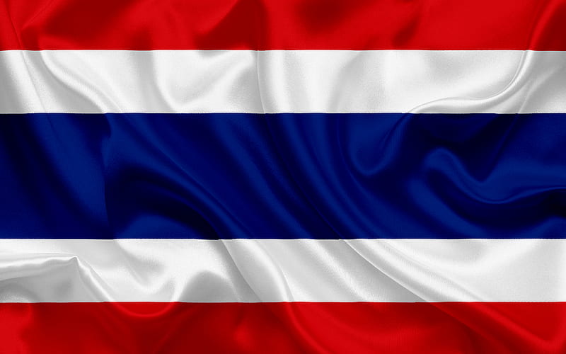Thailand flag, Thailand, Asia, Shekh flag, national symbols, flag of Thailand, HD wallpaper
