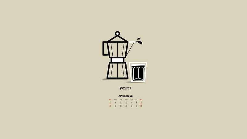 Coffee Morning April 2022 Calendars Poster, HD wallpaper