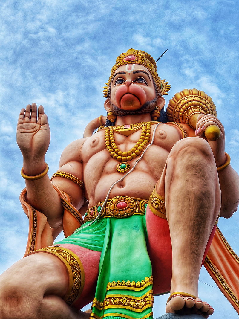 Hanuman, god, religion, HD phone wallpaper
