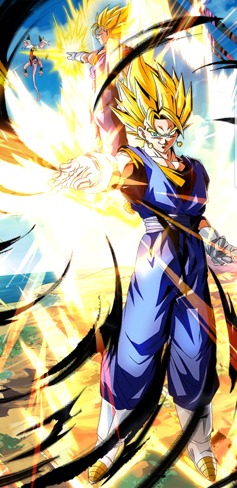 Super Saiyan Blue Vegito Wallpapers  Top Free Super Saiyan Blue Vegito  Backgrounds  WallpaperAccess