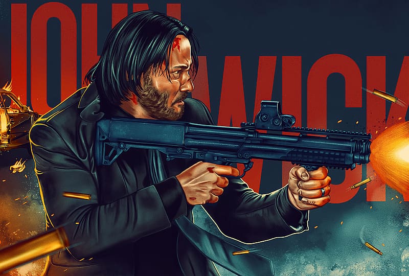 Weapon, Keanu Reeves, Movie, John Wick, HD wallpaper