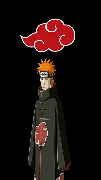 Clouds of fear, enemy, naruto, clouds, akatsuki, flag, HD