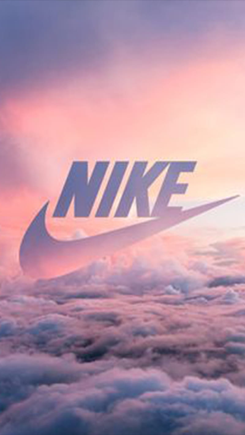 Download wallpapers 4k, Nike logo, creative, blue sky backgrounds