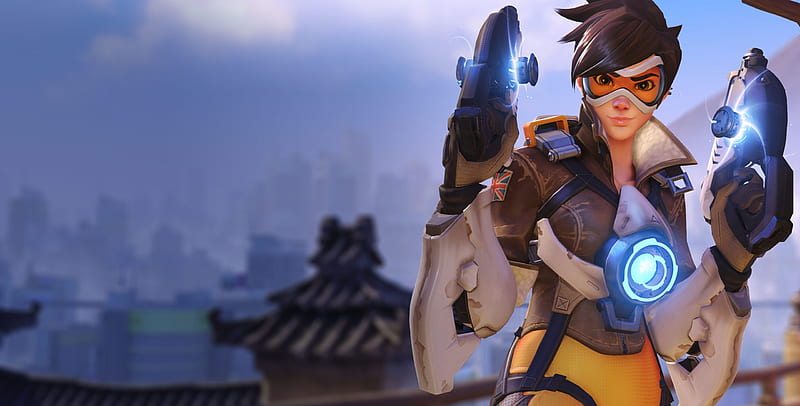 Tracer In Overwatch Game, overwatch, games, xbox-games, ps-games, pc-games, HD wallpaper