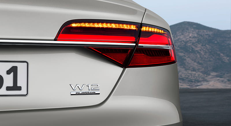 2014 Audi A8 L W12 6.3 FSI quattro - Tail Light , car, HD wallpaper