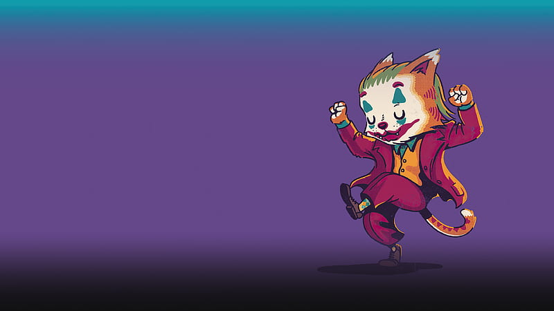 Joker Cat, HD wallpaper