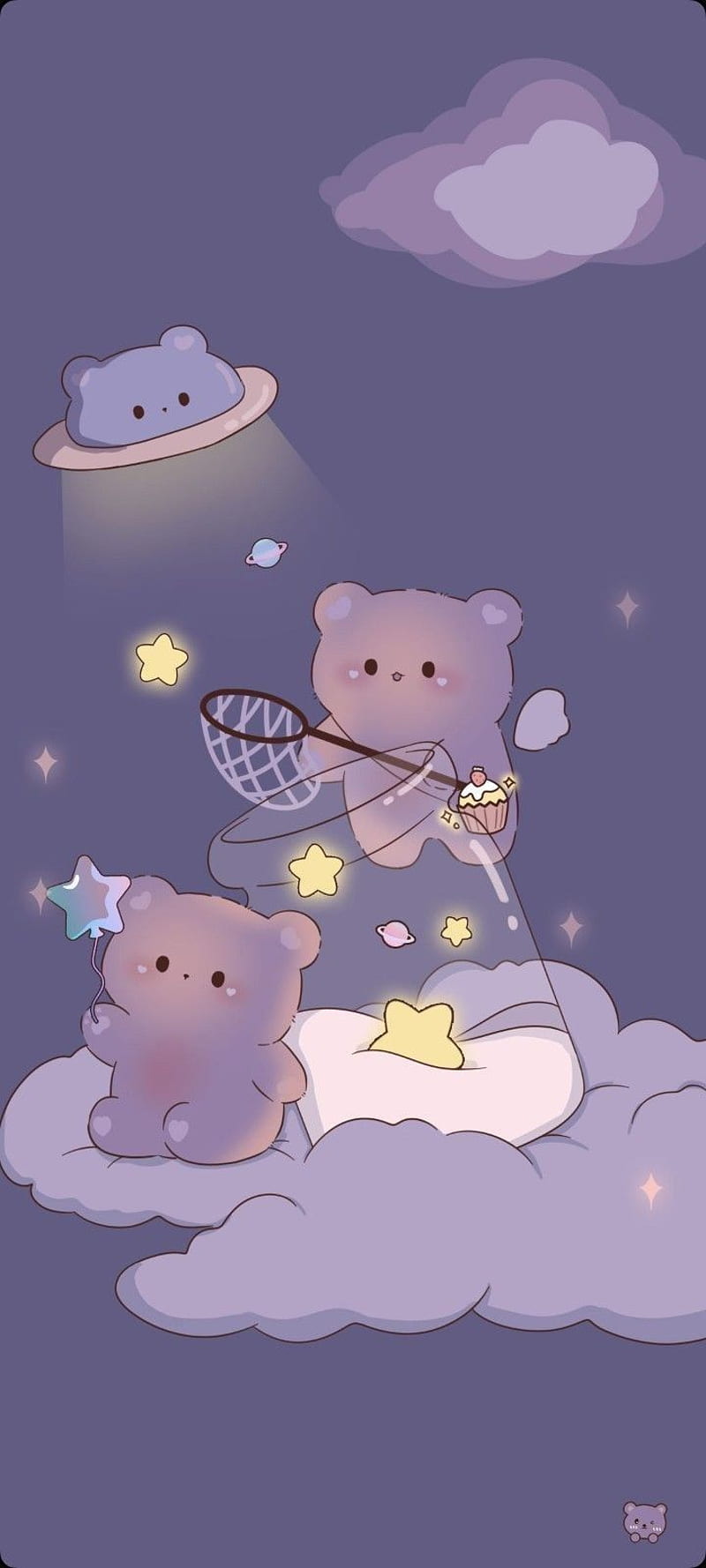 Papel de parede kawaii  Wallpaper iphone cute, Iphone wallpaper