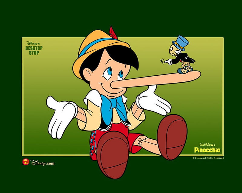 Pinocchio, length, nose, hat, HD wallpaper