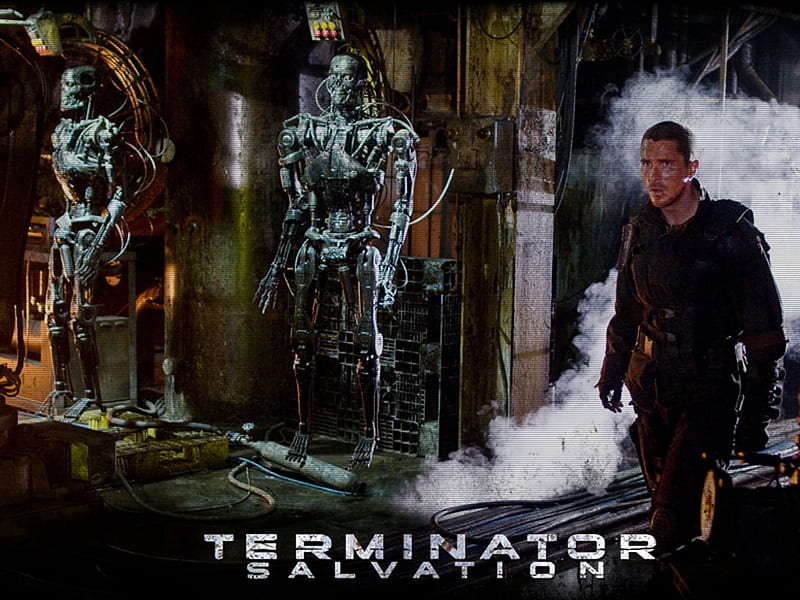 terminator salvation, t-800, csm101, skynet, christian bale, HD wallpaper