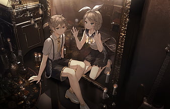 rin and len servant of evil wallpaper