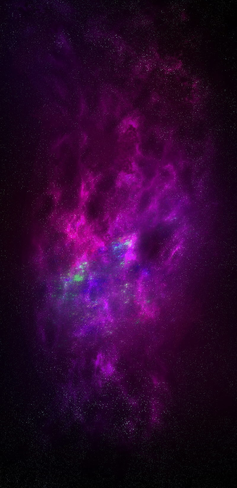 Nebula s9, galaxy, nebulae, purple, sky, stars, HD phone wallpaper