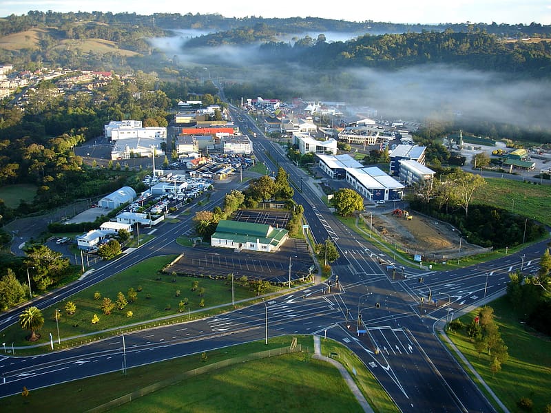 City, New Zealand, Overview, Auckland, , Place, Albany, HD wallpaper