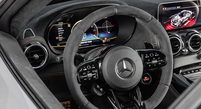 2021 Mercedes-AMG GT Black Series - Interior, Steering Wheel , car, HD wallpaper