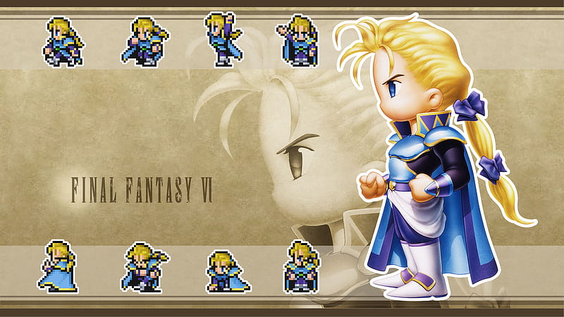 Final Fantasy, Final Fantasy VI, Edgar Roni Figaro, HD wallpaper