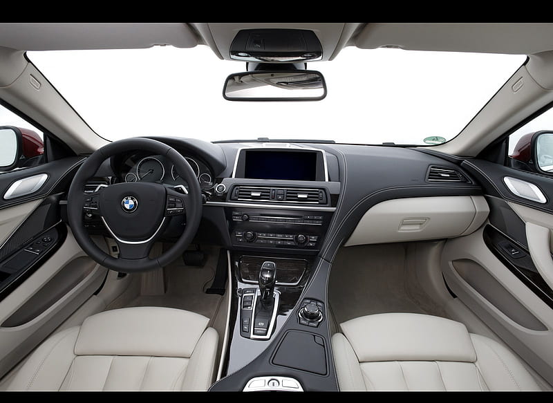 BMW 6-Series Coupe (2012) - Interior, car, HD wallpaper BMW 6-Series Coupe (2012) - Interior, car, HD wallpaper