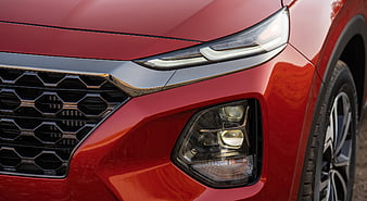 2019 Hyundai Santa Fe - Headlight , car, HD wallpaper