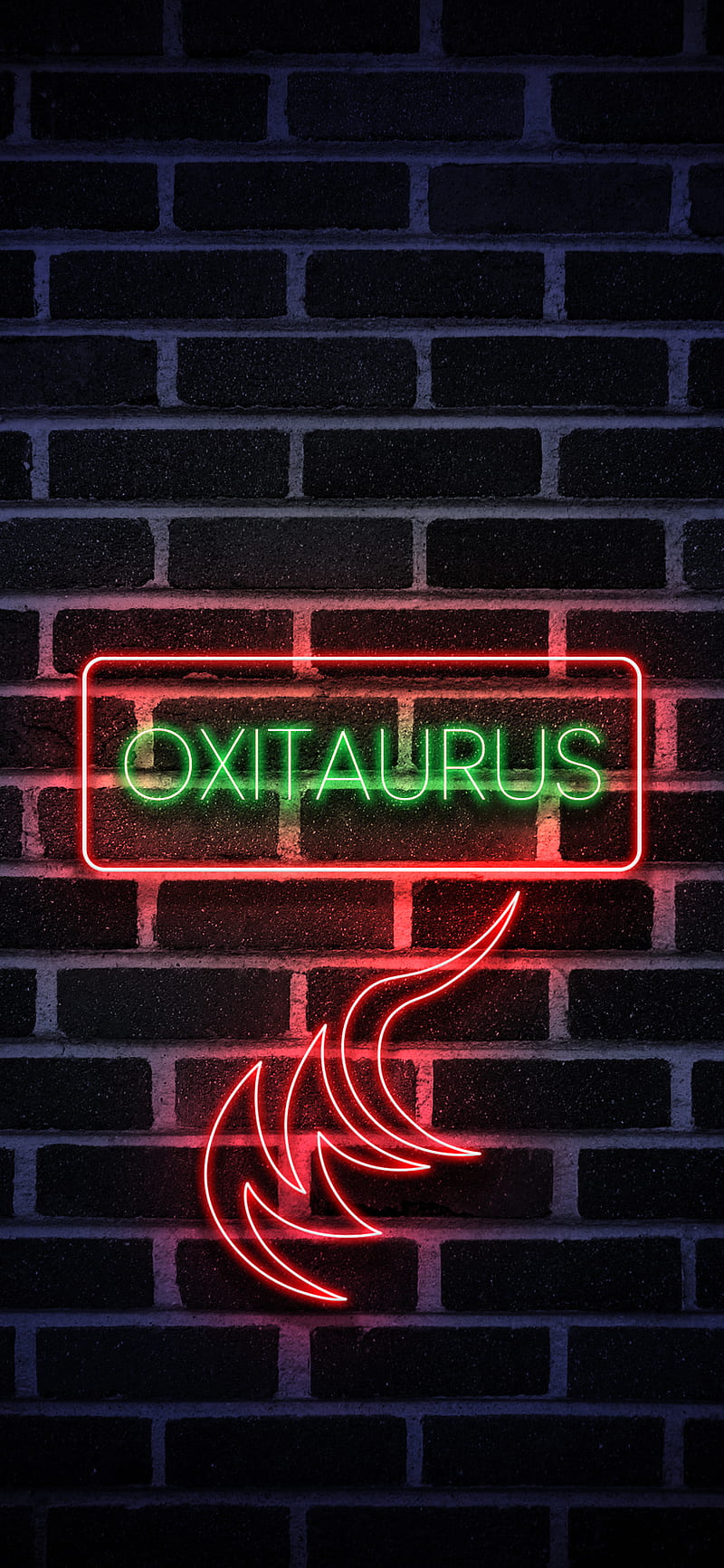 Oxi Neon Style, amoled, best, new, oxitaurus, redlight, samsung, top, wall, HD phone wallpaper