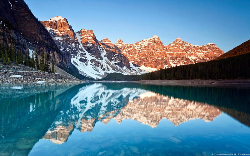 Moraine Lake Reflection Banff-Windows 10, HD wallpaper
