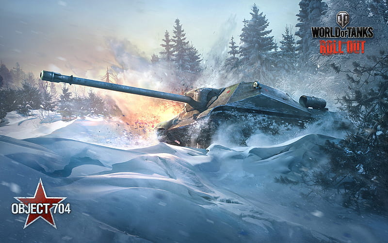 object 704 world of tanks-2013 Game, HD wallpaper