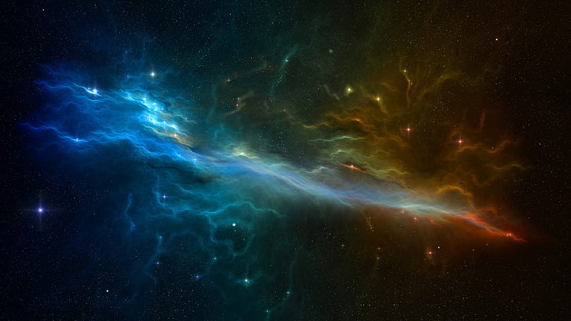 Medusa Nebula , nebula, digital-universe, HD wallpaper