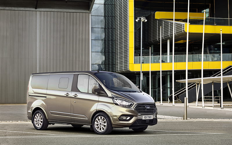 Ford Tourneo Courier 2017 cars, compact vans, class L, new Tourneo Courier, Ford, HD wallpaper