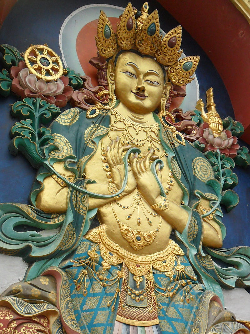Budhism, buddha, god, monetary, HD phone wallpaper