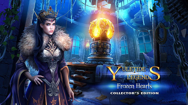 Yuletide Legends 2 - Frozen Hearts01, hidden object, cool, video games, puzzle, fun, HD wallpaper
