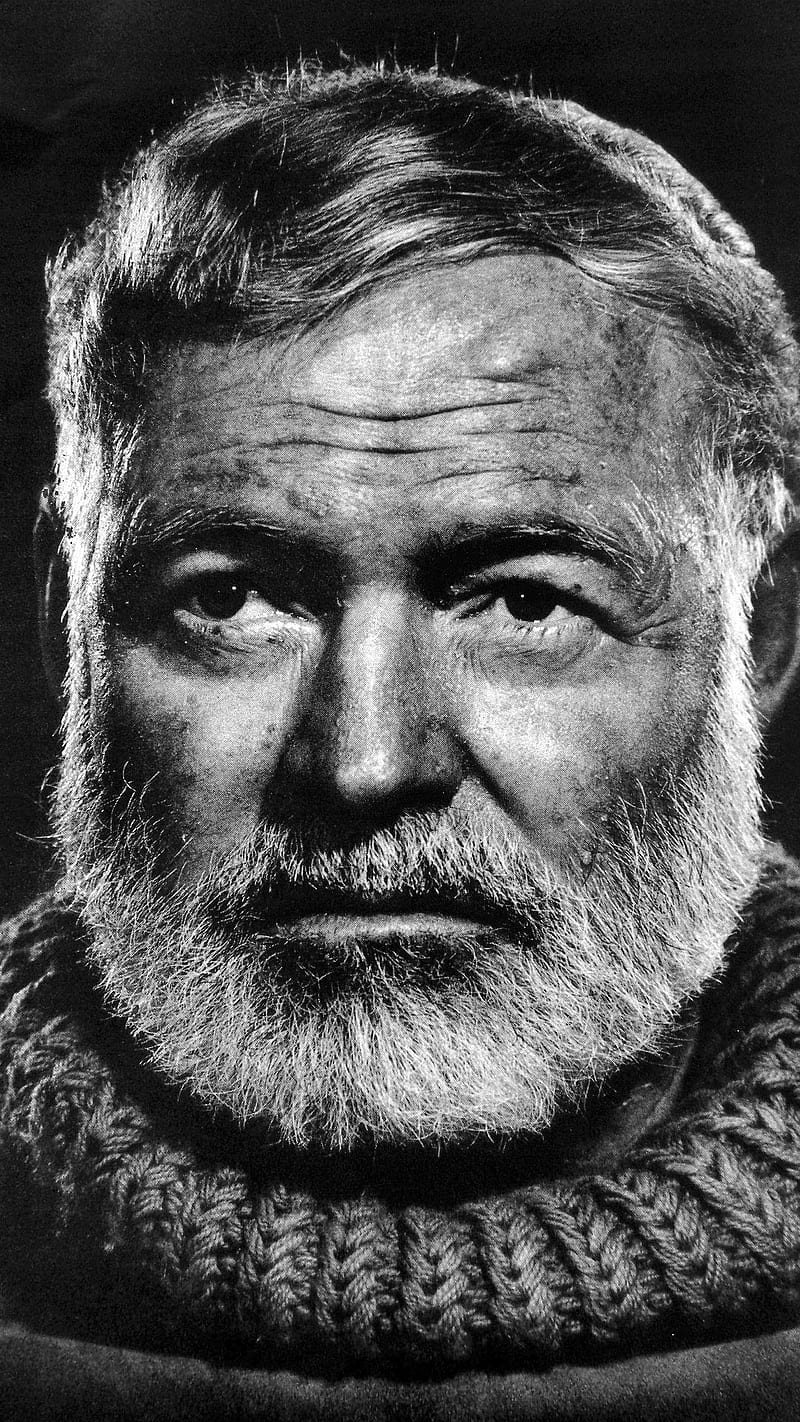 Ernest Hemingway, american, author, hemingway, journalist, HD phone wallpaper