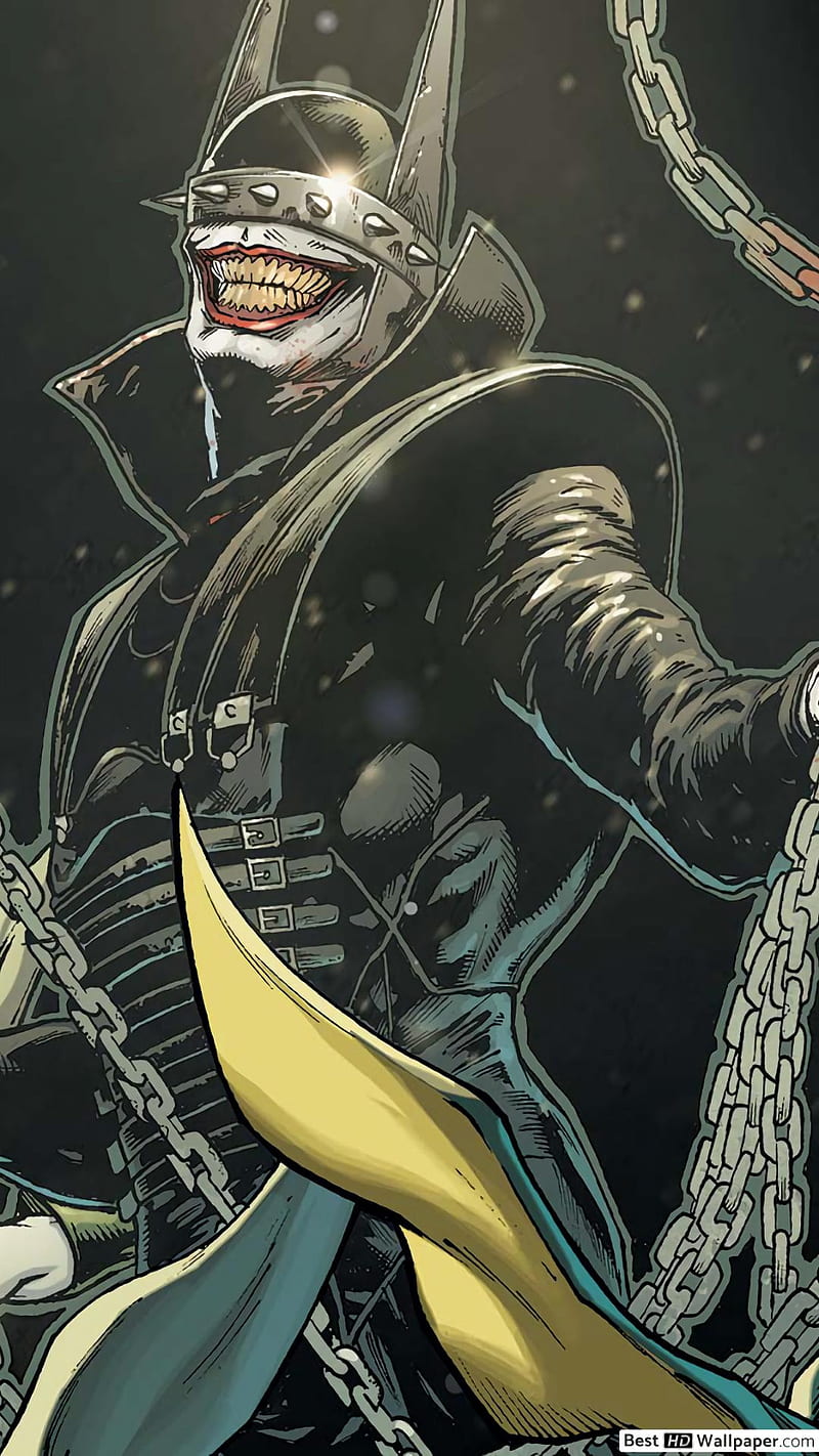 Batman who laughs, la-mort, joker, metal, HD phone wallpaper